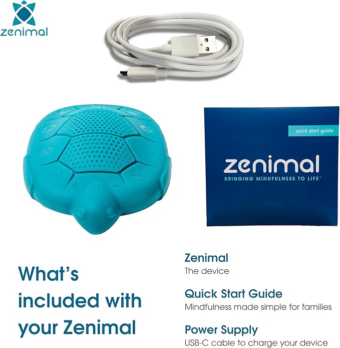 Zenimal Kids Sleep Aid - Screen-Free Sound Machine for Kids with Voice-Guided Audio Journeys, Calming Audio for Sleep, Peaceful Sleep Sounds to Build Healthy Independent Sleep Routines