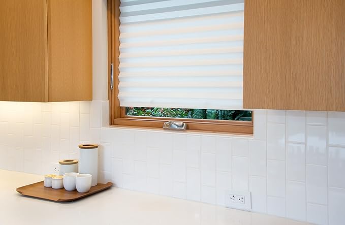 Redi Shade No Tools Original Light Filtering Pleated Paper Shade White, 36" W x 72" L, 6 Pack