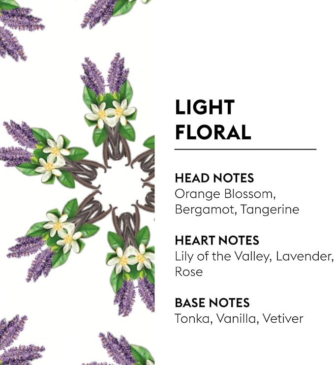 MAISON BERGER Light Floral Lampe Berger Refill, 500 ml (16.9 fl oz), 2-in-1 Catalytic System, Neutralizes Odors and Diffuses Fragrance, Orange Blossom, Bergamot, Made in France