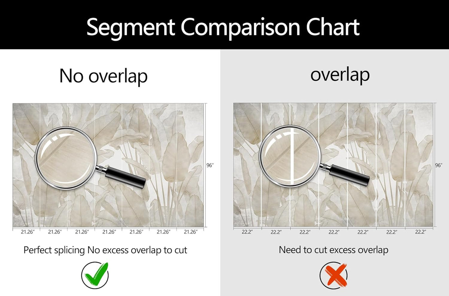 Banana Leaf Wallpaper Beige Tropical Plants Leaves Wall Mural Living Room Bedroom (Not Peel and Stick)