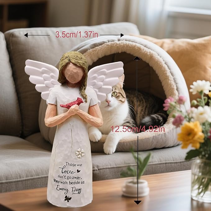 Cardinal Gifts for women, Sympathy Gifts for Loss of Loved One, Cardinal Decor, Grief Gift for Women, Loss of Father Sympathy Gift, In Memory of Loved One Gifts, Sculpted Hand-Painted Figurine