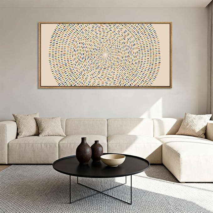 Anyzal Large Jesus Wall Art Framed,Jesus Feeds the 5000 Wall Art,Modern Christian Art Prints,Religious Easter Artwork,Abstract Bible Painting Christian Faith for Home Living Room Bedroom 20"x40"