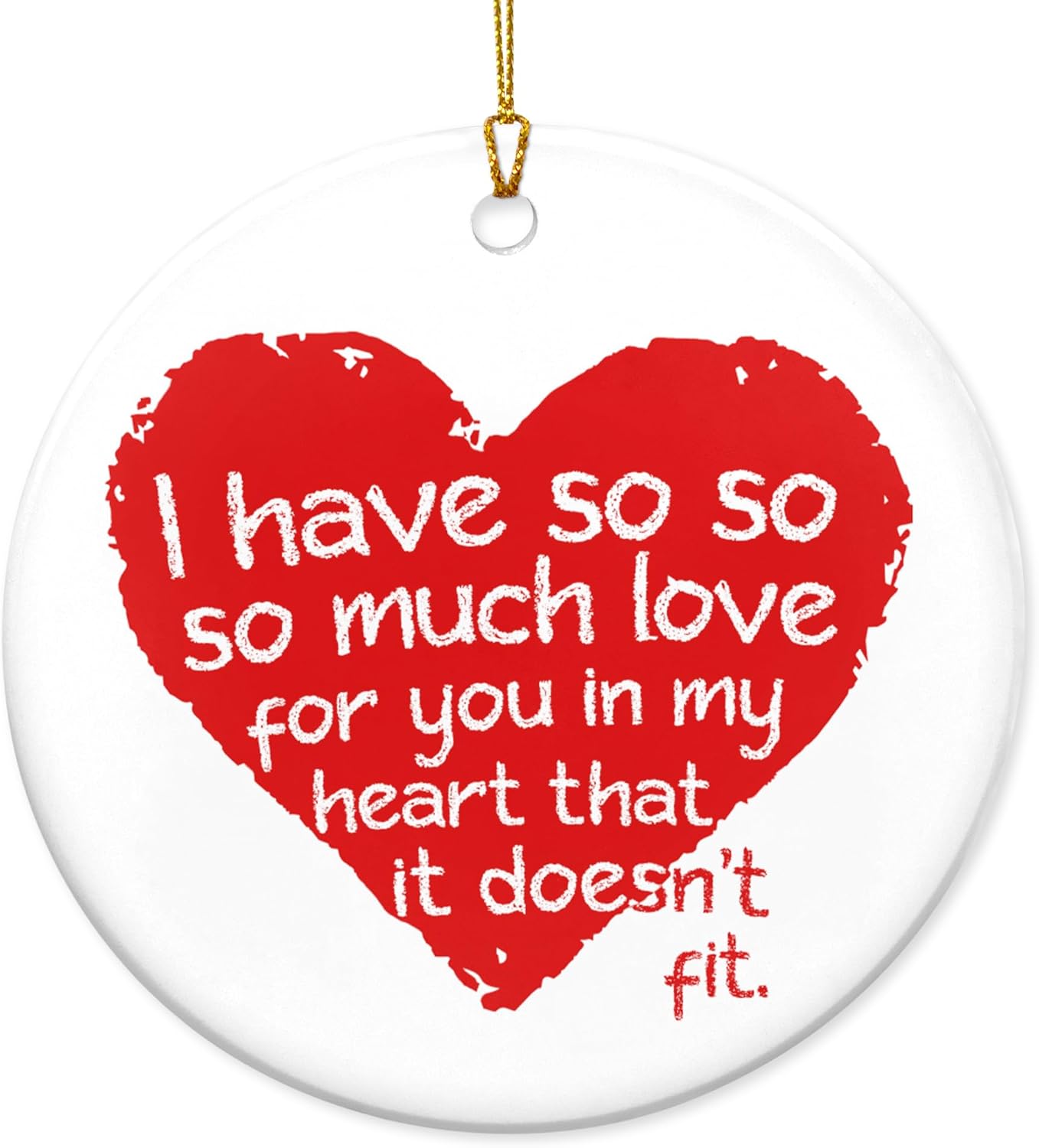 OASSIE Couple Gifts for Men, Women - Christmas Ornaments 2025, Anniversary, Engagement, Wedding Gifts for Couples, Birthday Him, Her, Wife, Husband - Christmas Decorations Ceramic Ornaments