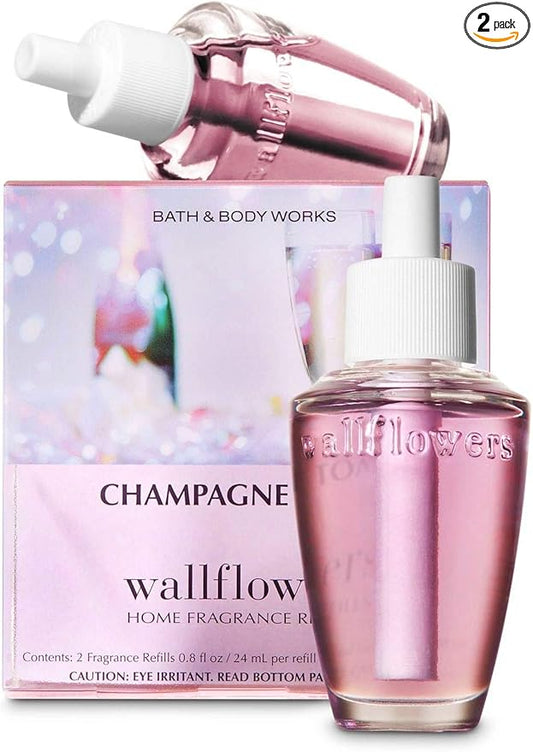 Bath and Body Works Champagne Toast Wallflower refill 2 Bulbs