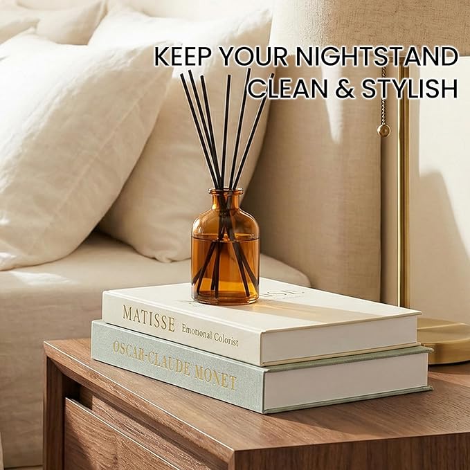 Decorative Books for Home Decor - Stackable Fake Books Storage Box for Coffee Table - Set of 2 Linen Faux Books Double as Libros Decorativos and Photo Storage, Sage