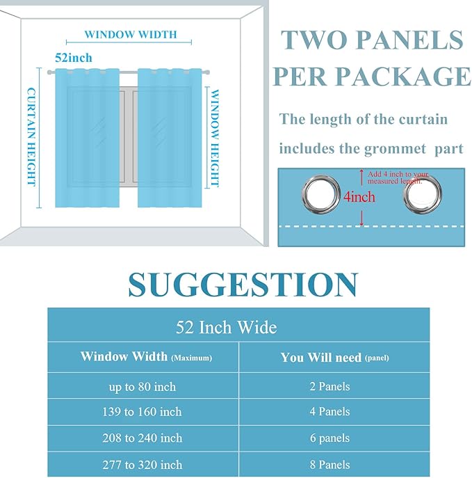 Ombre Gray and Yellow Blackout Curtains 63 Inch Length 2 panels, Full Room Darkening Curtains for Kids Room, Grommet Thermal Insulated Gradient Drapes, Light Blocking Curtains for Bedroom, 52x63 Inch
