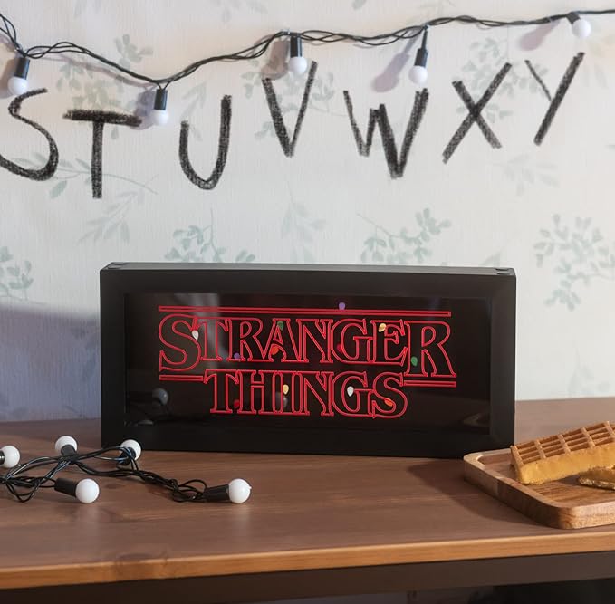 Stranger Things Merchandise - 4 Lighting Modes - Official Stranger Things Lamp - Neon Light - Led Lamp - Stranger Things Halloween Decor Indoor - Night Light for Kids