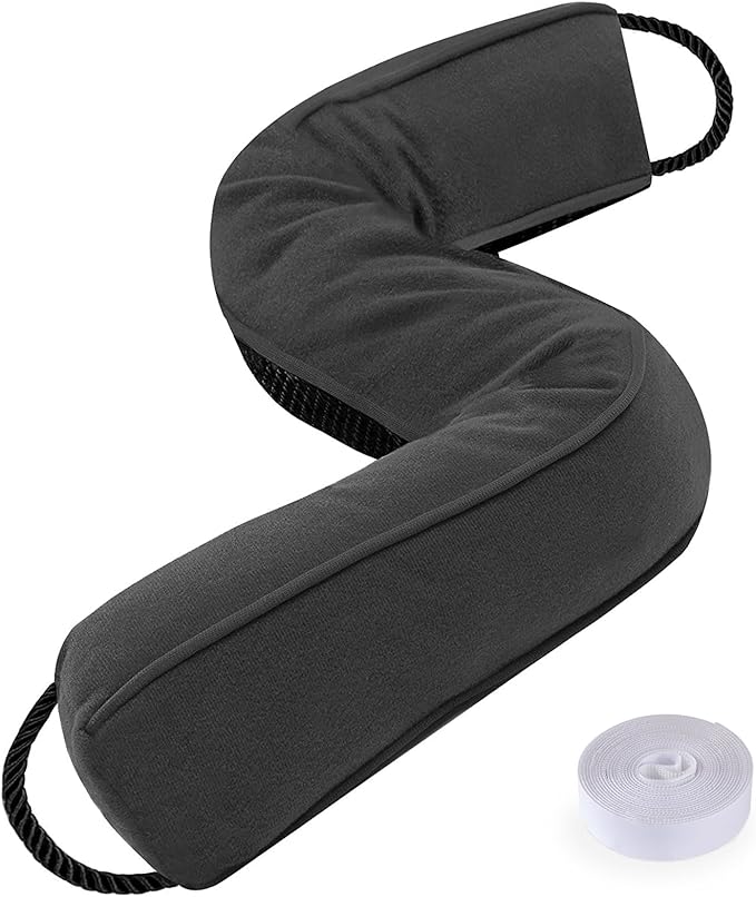 Sunolga Door Draft Stopper Blocks Hot and Cold Air with Removable Washable Cover for Bottom of Door, All-Season Seal for Noise, Light, Door Sweep for Gaps Up to 3", Home Essentials, 38", Dark Gray
