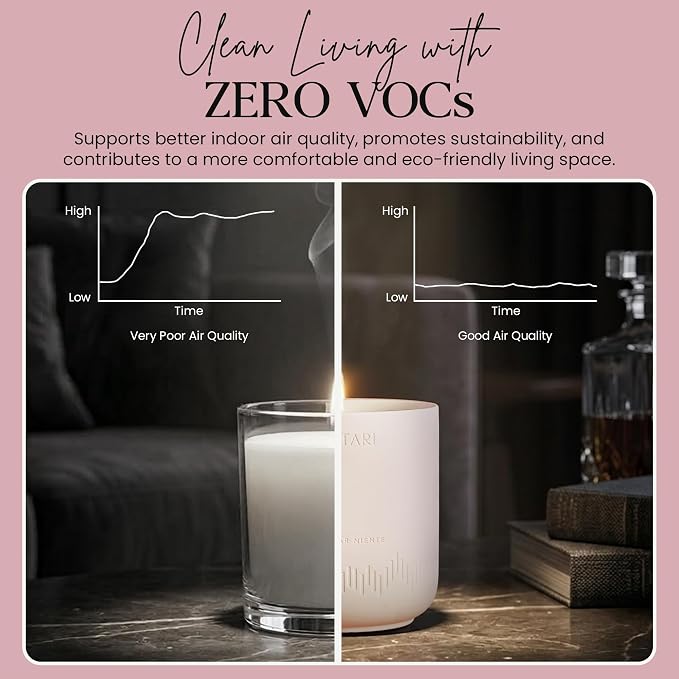 CAFTARI Dolce Far Niente Scented Candle for Women & Men | Rose and Sandalwood | Non Toxic Candle | Premium Soy Coconut Wax Blend | Vegan Aromatherapy | Elegant Ceramic Jar | Luxury Gift | 10.5 oz