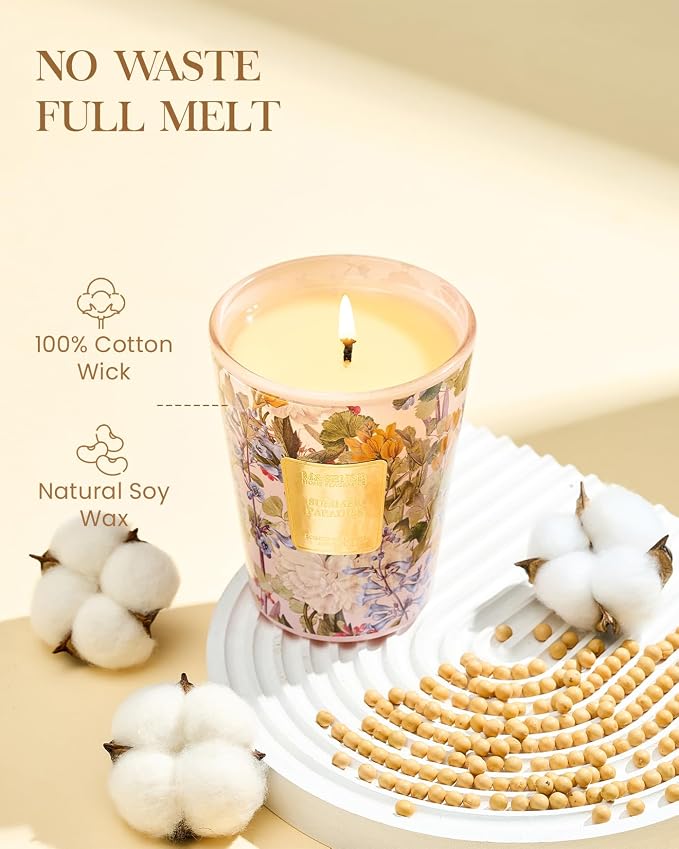 M&SENSE Summer Paradise Soy Candle, 14.1oz, Summer Vocation Home Fragrance | 60H Slow Burn, Non-Toxic, Beach House, Stress Relief, Refresh Housewarming Gifts