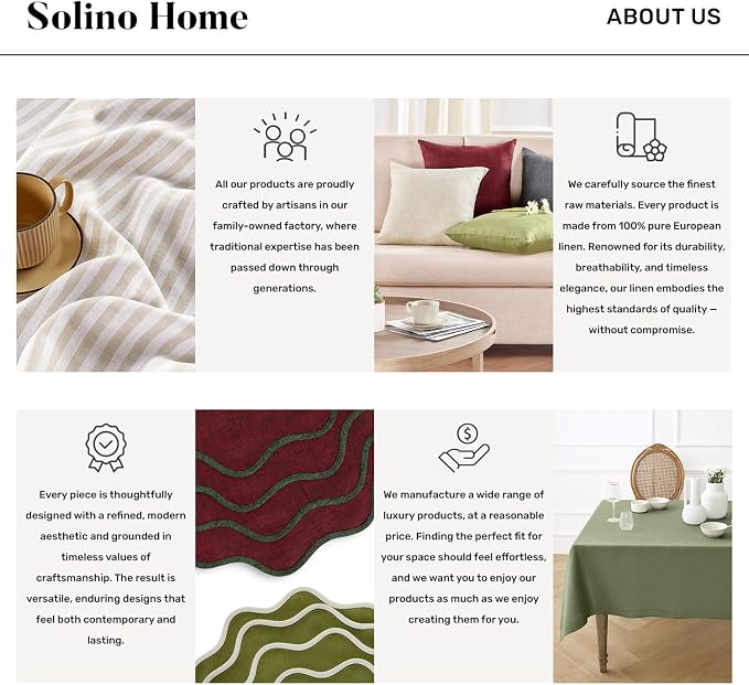 Solino Home Natural Linen Sheer Curtain 84 Inch - 100% Pure Linen European Flax Window Treatment Panel 52 x 84 Inch - Light Filtering Rod Pocket Curtain for Living Room, Bedroom - 1 Panel