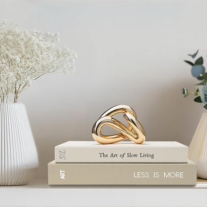 Minimalist Decorative Books - Fake Books Storage Box for Decoration - Set of 2 Linen Coffee Table Decor - Photo Storage Keepsake Box for Room Bookshelf Decor, Griege