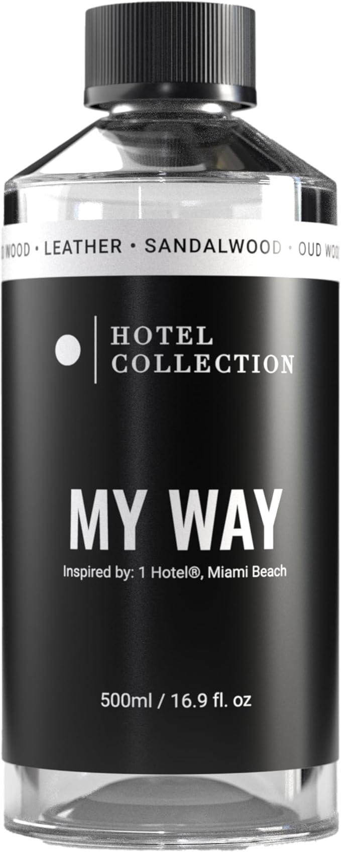 Hotel Collection - My Way Essential Oil Scent - Luxury Hotel Inspired Aromatherapy Scent Diffuser Oil - Lush Sandalwood, Warm Virginia Cedar, & Beautiful Iris - 16.9 fl oz 500mL