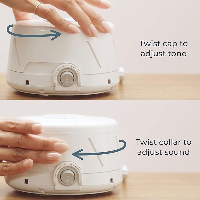 Yogasleep Dohm Classic (White) The Original White Noise Sound Machine, Soothing Natural Sounds from a Real Fan, Sleep Therapy for Adults & Baby, Noise Cancelling for Office Privacy & Meditation