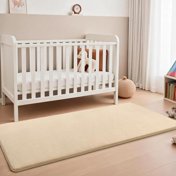 Sour Lemon 2x6 Soft Runner Rugs for Hallways, Bedside Rugs for Bedroom Living Room Area Throw Rug Runner Carpets Non Slip Memory Foam Area Rug for Kids Rooms, Dorm, Home Decor Aesthetic