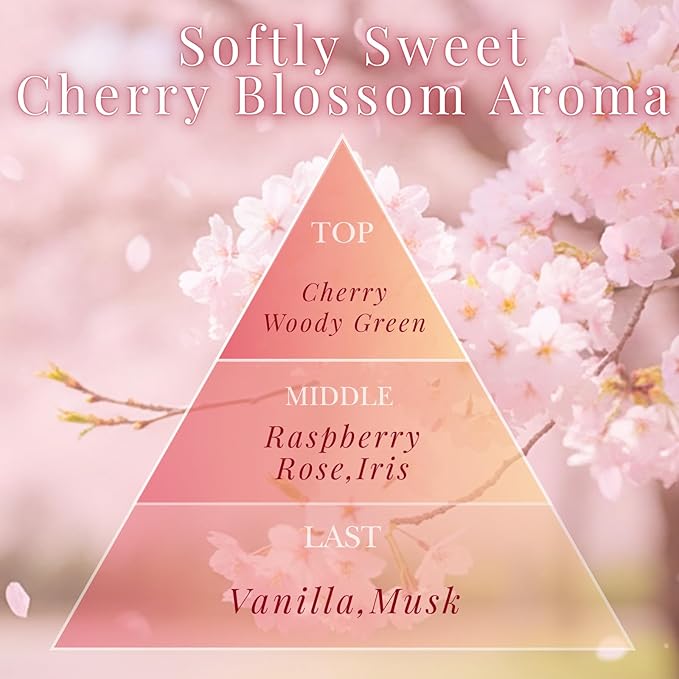 Sakura CherryBlossom Premium Japanese Incense Sticks 60sticks Coreless Low Smoke Natural Charcoal Free Non Toxic Kyoto Aroma Aromatherapy Meditation Calming Stress Relief Relaxation TOMORI