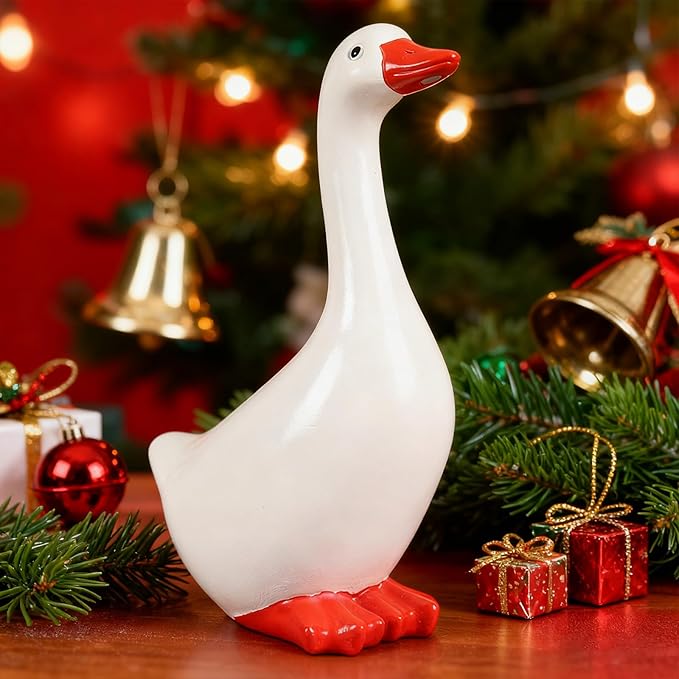 Desk Goose Table Decorations Office Decor for Women Desktop Goose 7 inch Desk Decor for Women Desk Accessories Figurines