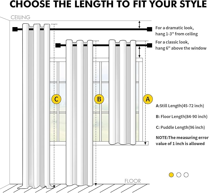 MIULEE Burgundy Red Blackout Curtains for Bedroom Living Room 63 Inches Long 2 Panels, Thermal Insulated Room Darkening Drapes Solid Grommet Top Noise Reduction Christmas Window Treatments 40x63 Inch