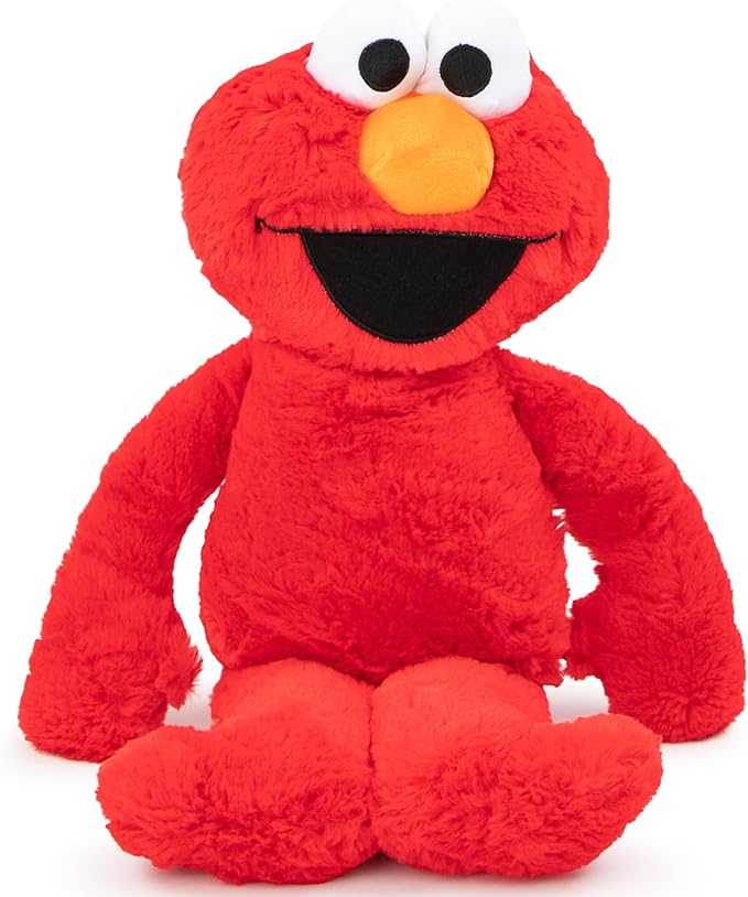 Jay Franco Plusg Pillow Buddy Super Soft Polyester Microfiber | Sesame Street Elmo 22 inch (Official Sesame Street Product)