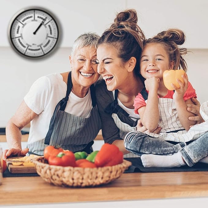 Classic Day of The Week Wall Clock - 10" Aluminum Frame, Ideal Retirement Gift for Men and Women, Day Clock for Seniors and Retirees