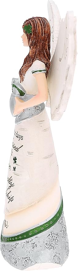 Pavilion Gift Company 82340 Elements Irish Blessings Angel Figurine, 6-1/2-Inch,Silver