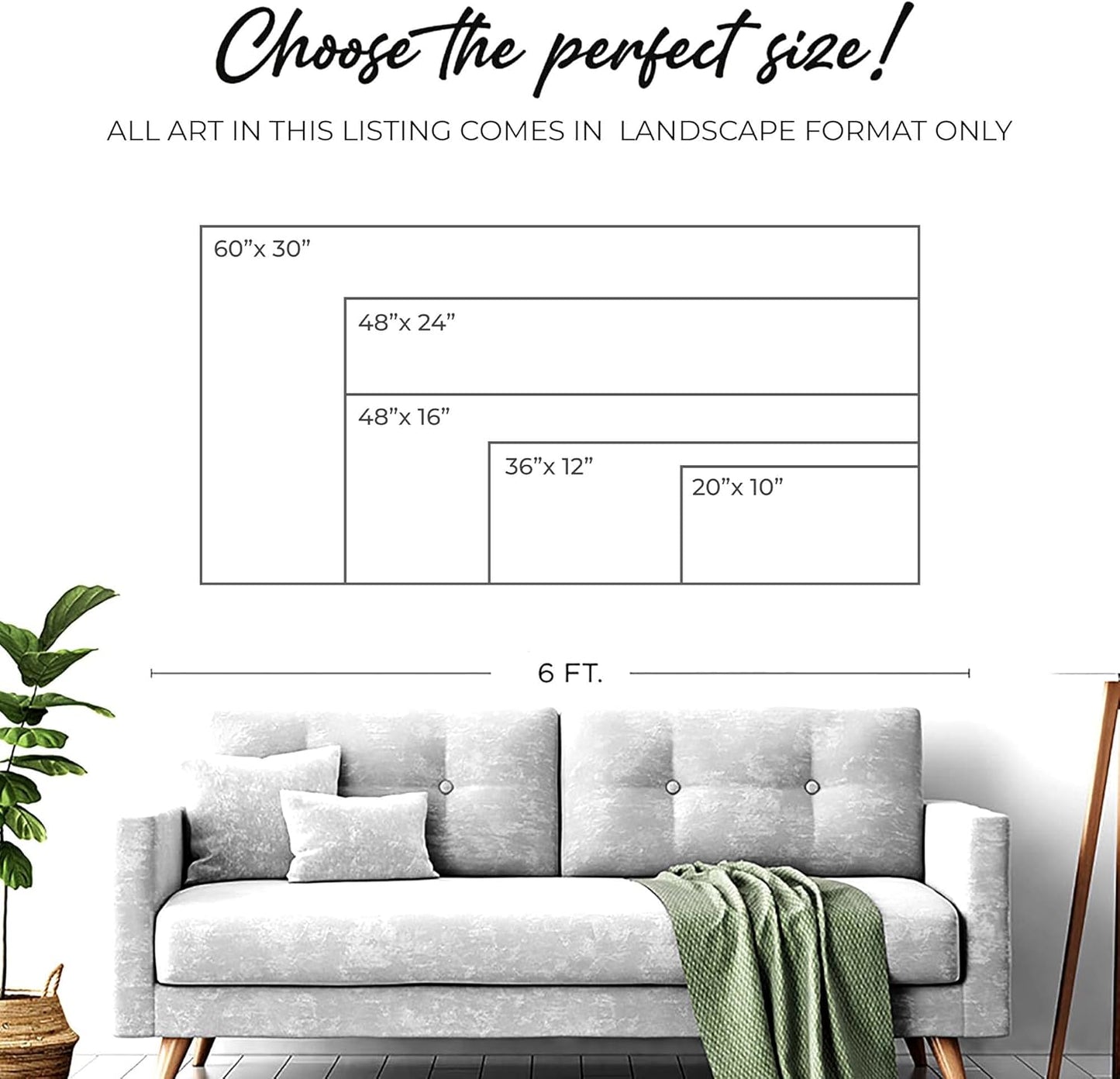 Tailored Canvases Gothic Family Wall Decor - Personalized Grunge Vintage Skeleton Room Decor for Home, Halloween Lovers, Men & Women for Bedroom, Living Room - Custom Couple Name, White Print, 48"x16"