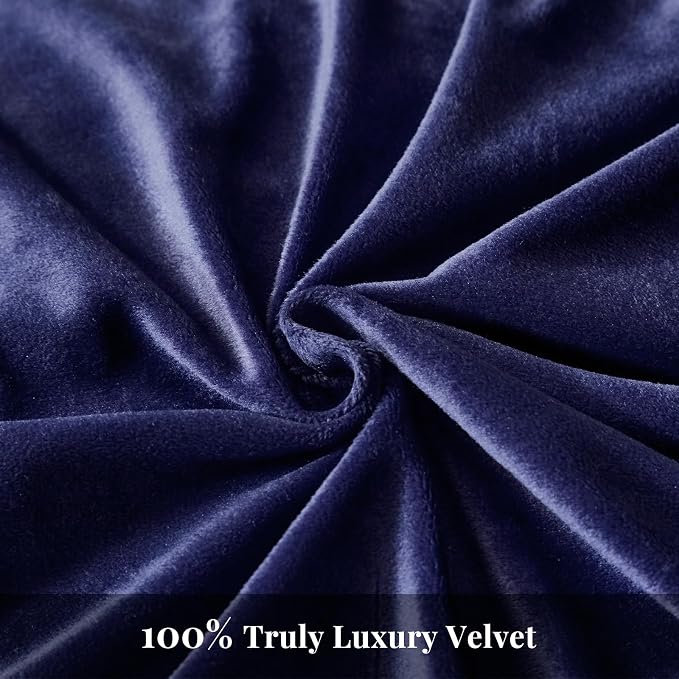 WARMDERN Violet Flannel Velvet Duvet Cover Queen Size Duvet Cover Bedding Sets, 3pcs Ultra Soft Luxury Textured Modern Crystal Velvet Duvet Covers with Zipper Closure(Violet, Queen)