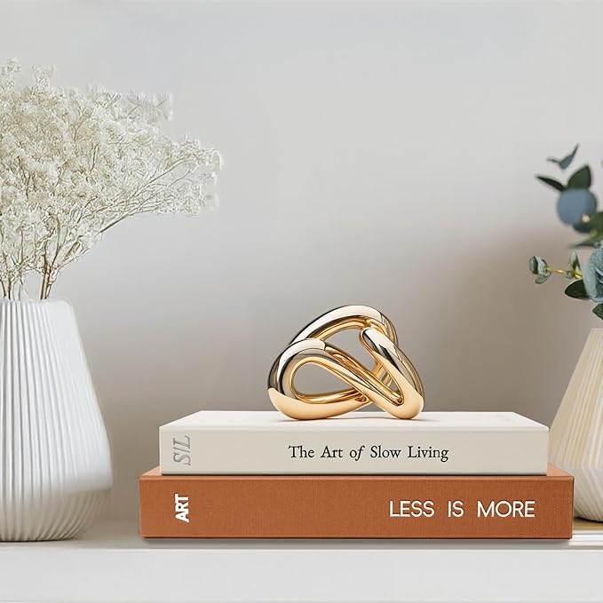 Minimalist Decorative Books - Fake Books Storage Box for Decoration - Set of 2 Linen Coffee Table Decor - Photo Storage Keepsake Box for Room Bookshelf Decor, Brown