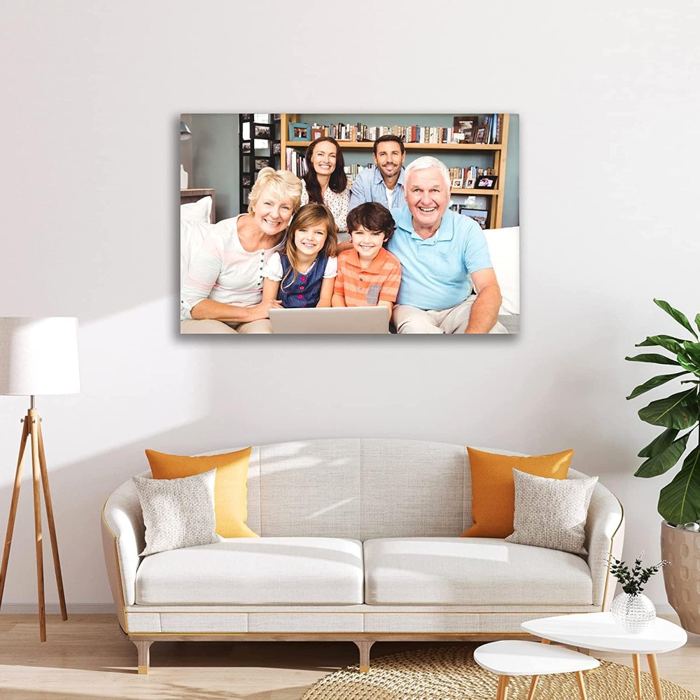 Laoife Custom Canvas Prints with Your Photos 18"x12" Wall Art, Custom photos on Canvas - Upload Your Image/Photo- Customizable photos, portraits and more, Ideal for Office, Living Room, Bedroom Wall Decor