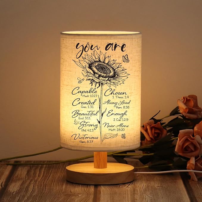WSYEAR Christian Gifts for Women Her Mom Wife Grandma-Sunflower Gifts Christian Mothers Day Valentines Day Graduation Birthday Gifts for Bedroom Home Decor