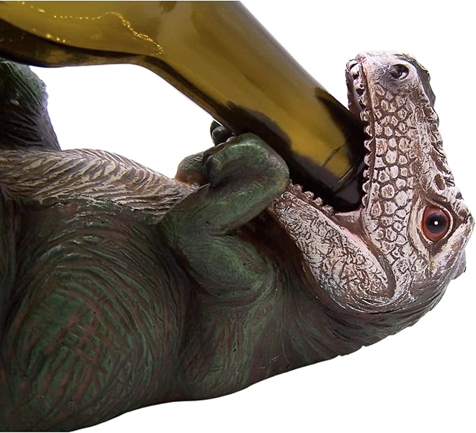 Wowser Unique T-Rex Wine Bottle Holder - Home Bar Decor & Wine Organizer