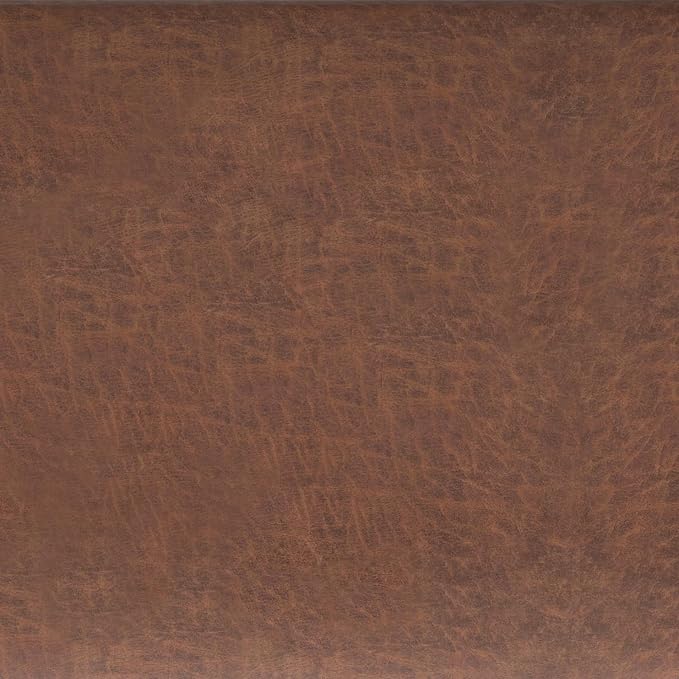 SIMPLIHOME Cosmopolitan Storage Ottoman - 34 inch Wide Upholstered Vegan Leather Rectangle Storage Ottoman Bench in Distressed Saddle Brown, Transitional Tufted Ottoman for Entryway with Lift-Up Lid