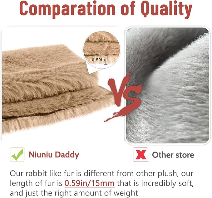 Niuniu Daddy 24" | 5 Pound Rabbit Weighted Stuffed Animals for Kids Adults, Soft Bunny Sensory Plush Animal Toys Calming Buddy for Sleeping, Cute Body Pillow for Presents Birthday Christmas Easter