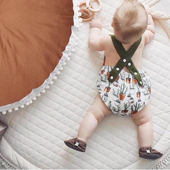 Large Floor Pillow Kids Round Seating for Children Aged 3 and Up | Round Pillows Seating for Children, Oversized Mat for Reading Nook Teepee Playroom Canopy
