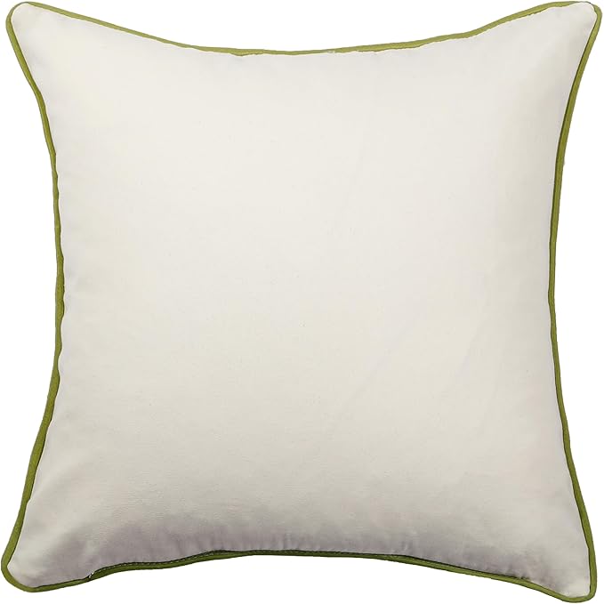 Mushroom Pillow Covers 18 x 18 Set of 2 Embroidered Throw Pillow Covers Mushrooms Decorative Pillowcases Farmhouse Cotton Pillow Cushion Cases Spring Summer Home Decor Square Floral Pillow Case