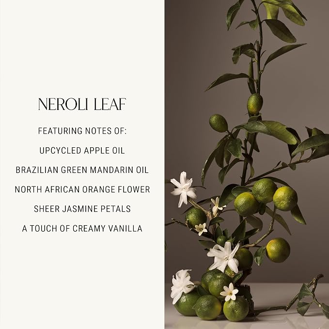 Homecourt by Courteney Cox Luxury Scented Candle, Neroli Leaf, 8 oz | Gently Cleanses & Hydrates, Removes Dirt & Debris Without Irritating Skin, Clean Formula