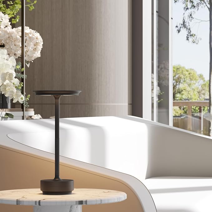 Rechargeable Cordless Table Lamps, Portable Battery Table Light.