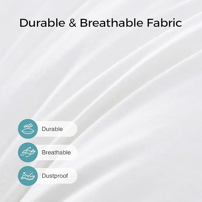 puredown® 22x22 Throw Pillow Inserts Set of 2 – Supportive & Fluffy Down Alternative Pillow Forms for Couch, Sofa & Bed, Indoor Decorative Cushion Stuffer