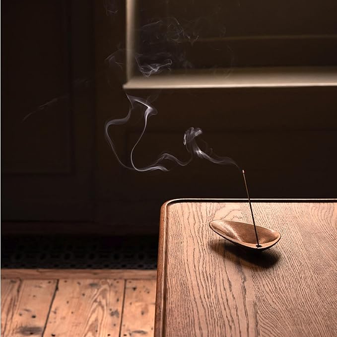 Aesop Sarashina Aromatique Incense Sticks | Woody, Warm, Sweet Aroma of Sandalwood and Spices | 33 Sticks, 30-Min Burn Time | Includes Kanuma Pumice Holder | Vegan, No Synthetic Fragrance