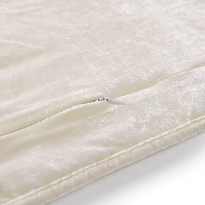 HiEnd Accent Stella Faux Silk Velvet Double Box Stitch 3 Piece Quilt Set, King Size, Stone Solid Color, Classic Chic Modern Rustic Elegant Bedding Set, Lightweight Bed Set