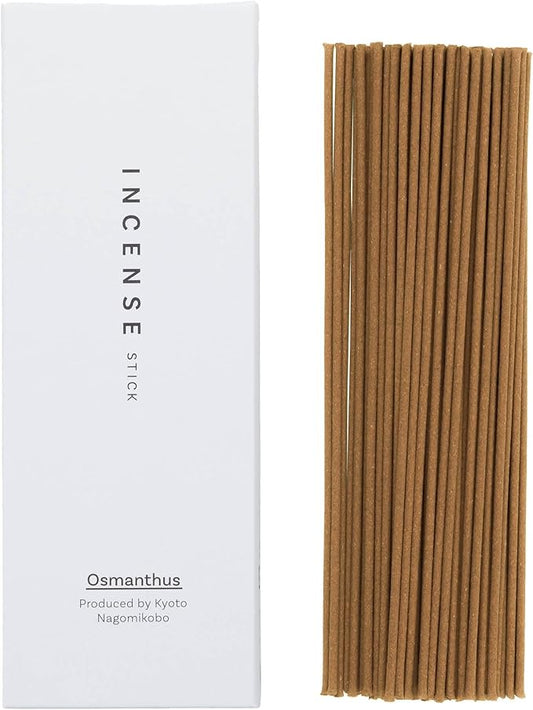 なごみ工房 Kyoto Osmanthus Incense Sticks - Japanese Temple Aroma, Ideal for Relaxation & Meditation, Approx. 60 Sticks (0.044 Pounds) - Premium Quality Incense for Spiritual & Home Use Nagomikobo