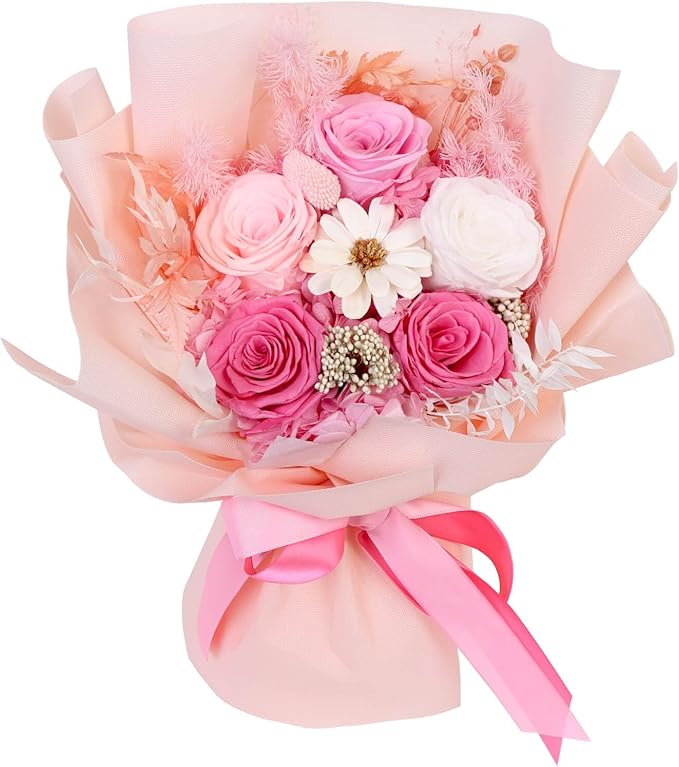 Birthday Gifts for Women Flowers for Delivery Forever Preserved Rose Flowers Fresh Bouquet Anniversary Mothers Day Gifts for Mom Grandma Wife Sister Friend Her
