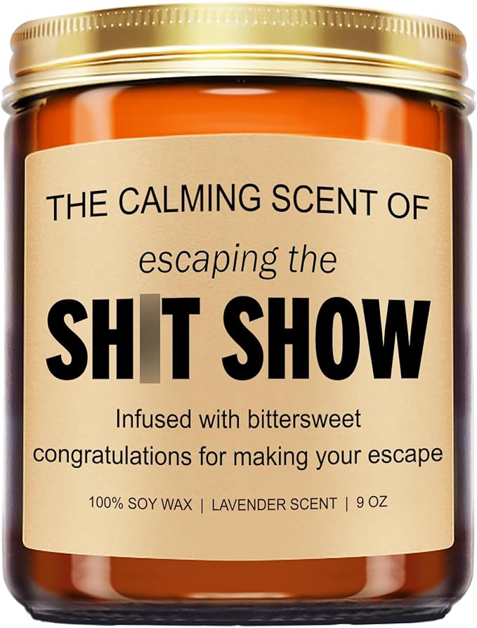 Younift Sarcastic Candles, Going Away, Goodbye, Farewell Gifts for Coworkers - Retirement, Coworker Leaving Gifts for Women, Men - Leaving Job, Moving Away Presents for Friends, Boss, Work Bestie