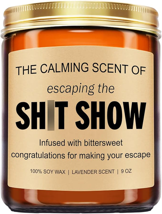 Younift Sarcastic Candles, Going Away, Goodbye, Farewell Gifts for Coworkers - Retirement, Coworker Leaving Gifts for Women, Men - Leaving Job, Moving Away Presents for Friends, Boss, Work Bestie