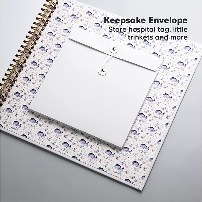 KeaBabies 4-Pack Inkless Hand and Footprint Kit and First 5 Years Baby Memory Book Journal - Ink Pad for Baby Hand and Footprints - 90 Pages Hardcover First Year Keepsake Milestone Baby Book