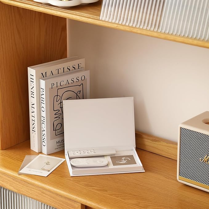 Set of 3 Decorative Books for Home Decor,Stylish Fake Books for Decoration, Aesthetic Decor Books Set for Coffee Table,Bookshelf,Mantel,Living Room,Hotel,Villa Decor,Storage Box for Photos