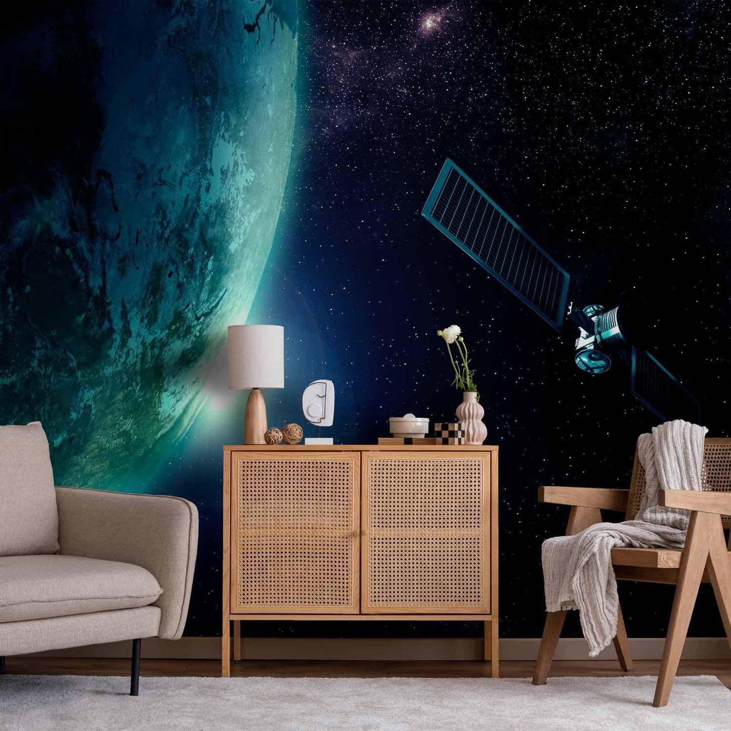 artgeist Premium Wall Mural Cosmos Galaxy 98x69 in - XXL Non-Woven Wallpaper Fleece Wall Decor Photo Print Picture Image Design Home n-B-0007-a-c