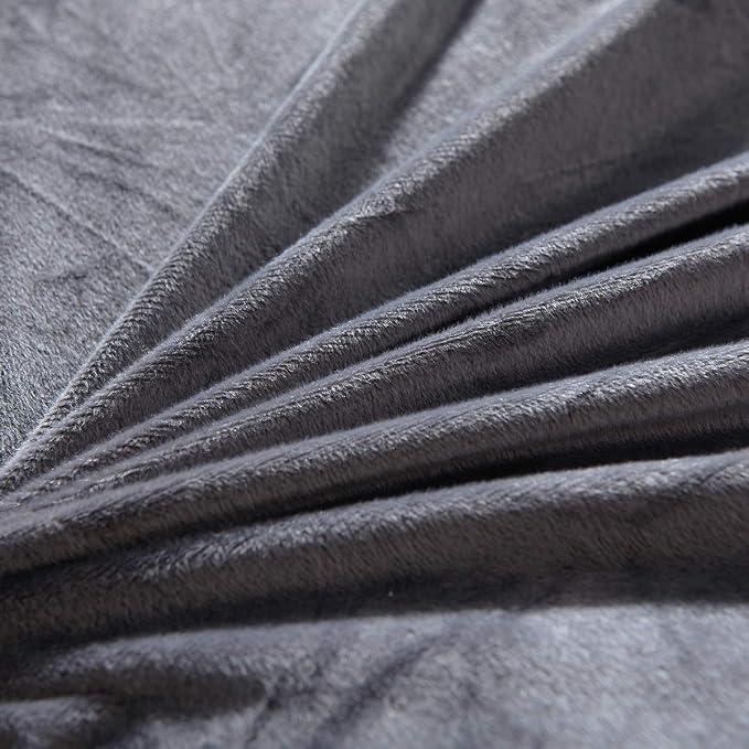 Tie Dye Printed Faux Fur Bedding Set Modern Abstract Shaggy Plush Duvet Cover with Pillow Sham, Ultra Soft Warm (Twin, Tie Dye Gray)