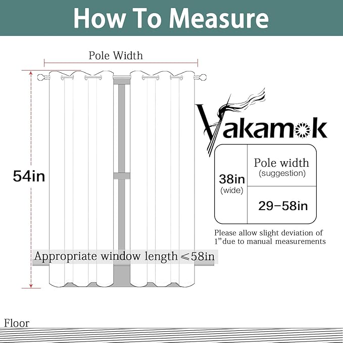 Yakamok Blackout Curtains Room Darkening Thermal Insulated with Grommet Window Curtain for Bedroom, 38 x 54 inch,Mustard Yellow, 2 Panels