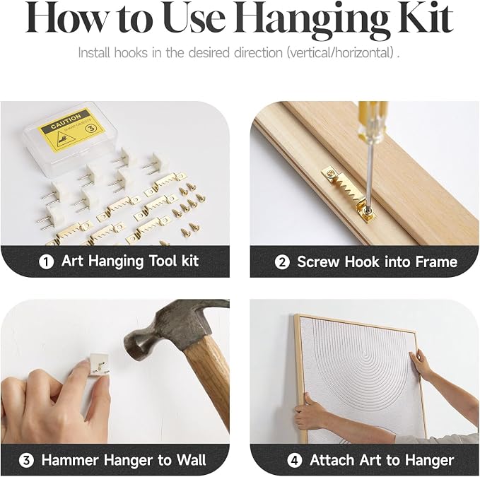 Framed Green Beige Abstract Wall Art for Living Room, 3 Piece Large Neutral Modern Minimalist Canvas Artwork for Walls, Boho Bauhaus Geometric Painting Prints for Hallway Office Wall Decor, 24x36 Inch